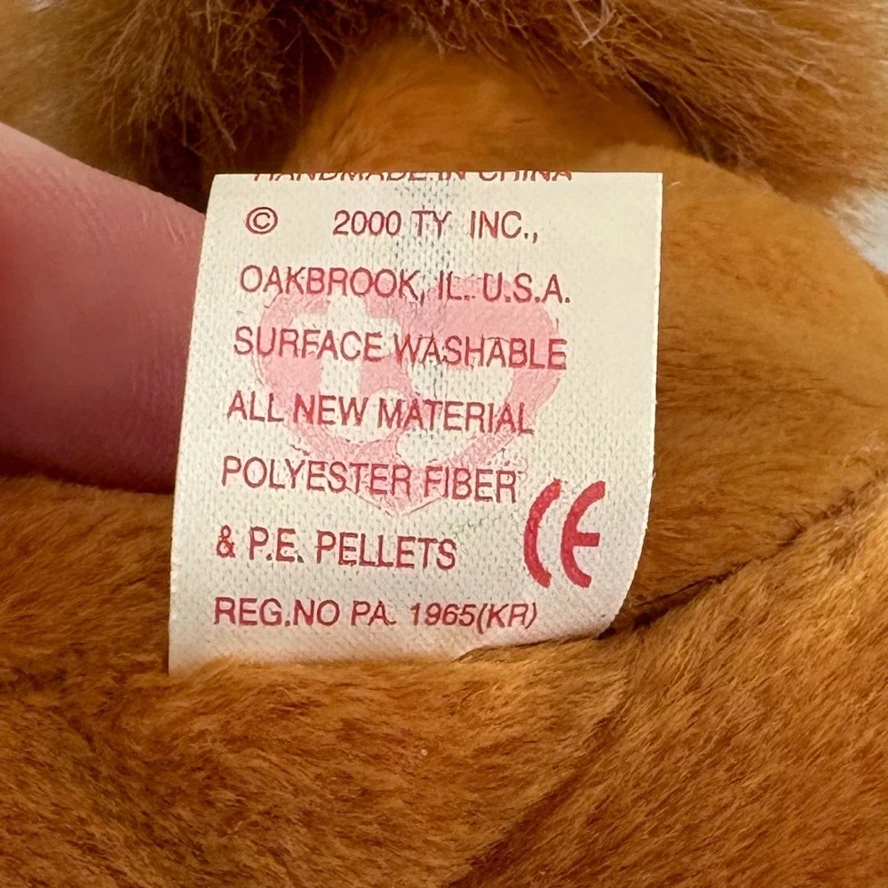 Ty Beanie Babies Niles the Camel Tan‎ Plush Stuffed Animal 2000 Retired 7 inch